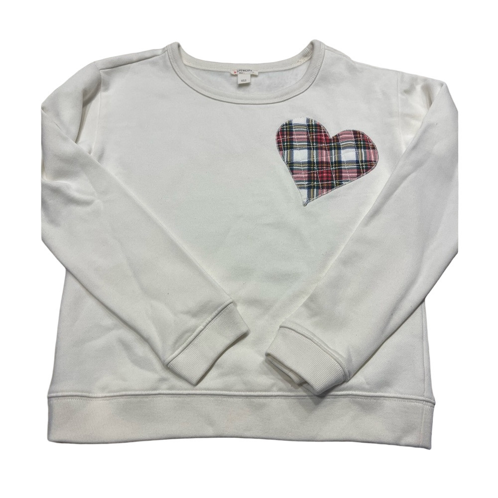Crewcuts Tartan Heart sweatshirt